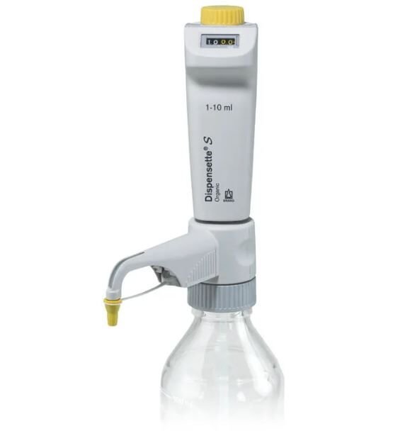 Brand Dispensette S Organic Model 1-10 ml Ayarlanabilir Hacimli, Dijital Şişe Üstü Dispenser, 4630340