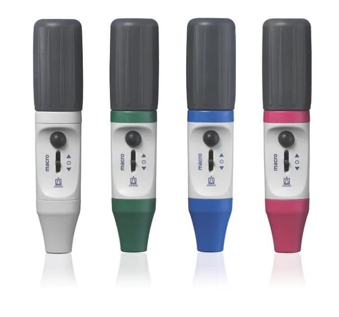 Brand Macro Pipet Tabancası (Makro Pipet Kontrolörü), Manuel, 0,1- 200 ml Cam ve Plastik Pipetlere Uygun, 26200