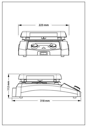Ohaus Guardian 3000 Serisi e-G31HS07C Model Dijital Isıtıcılı Manyetik Karıştırıcı, 80-1600 rpm, Ortam+5-500°C, 15L Kapasite, 178 × 178 mm Seramik Plate