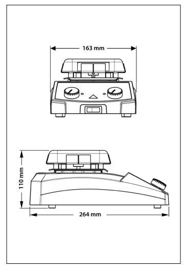 Ohaus Guardian 3000 Serisi e-G31HS04C Model Dijital Isıtıcılı Manyetik Karıştırıcı, 80-1600 rpm, Ortam+5-500°C, 15L Kapasite, 108 × 108 mm Seramik Plate