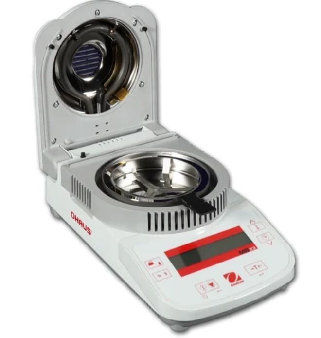 Ohaus MB25 Model Nem Tayin Cihazı, 110 g, 50 - 160 °C, Okunabilirlik 5 mg / 0.05%