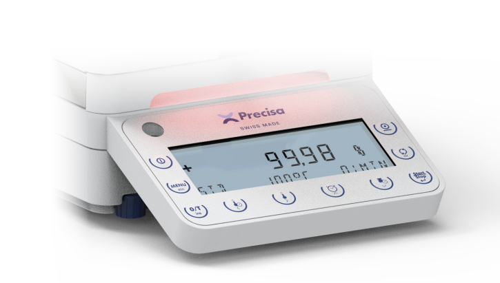 Precisa 350 Serisi PBM60 Model Nem Tayin Cihazı, 124 g Kapasite, 50 - 230°C Sıcaklık Aralığı