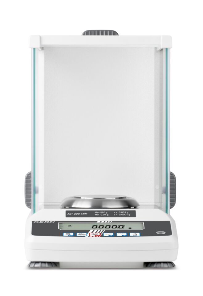 Kern ABT 220-5NM Model Semi-Mikro Terazi, 82 ve 220 g Kapasite, 0,01 mg Okunabilirlik