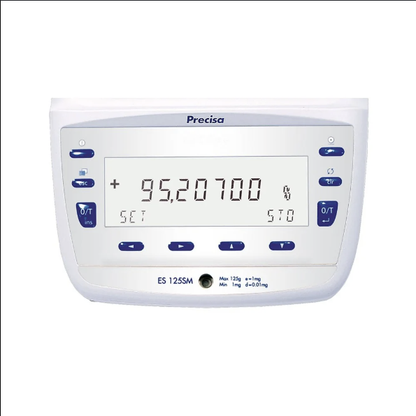 Precisa 360 Serisi ES 225SM-DR Model Semi-Mikro Terazi, 102 / 225 g Kapasite, 0,01 / 0,1 mg Okunabilirlik