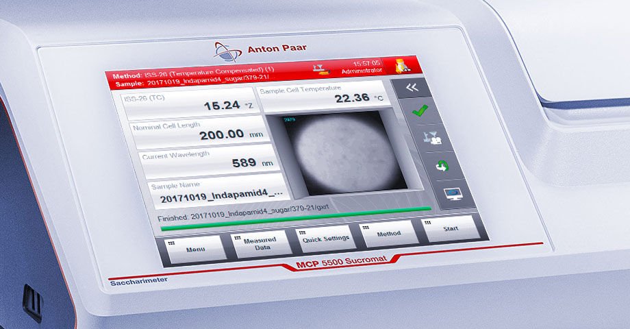 Anton Paar MCP Sucromat 5500 Model Sakarimetre -Şeker Analiz Cihazı
