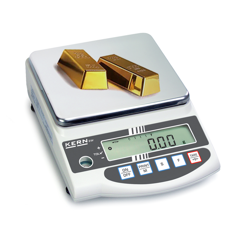 Kern EW 6200-2NM Model Hassas Terazi, 6200 g Kapasite, 0,01 g Okunabilirlik