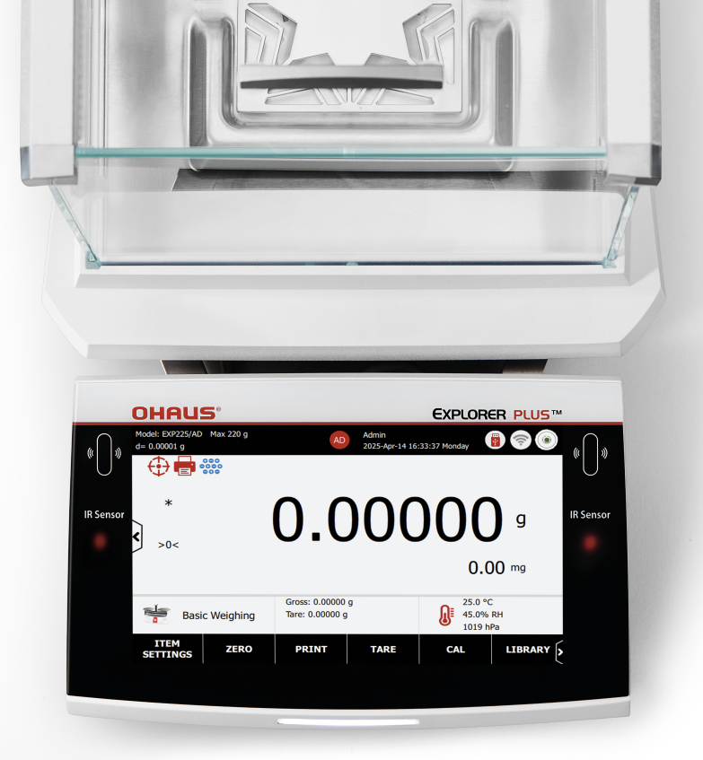 Ohaus EXR12202 Model Hassas Terazi, 12200 g Kapasite, 0,01 g Okunabilirlik