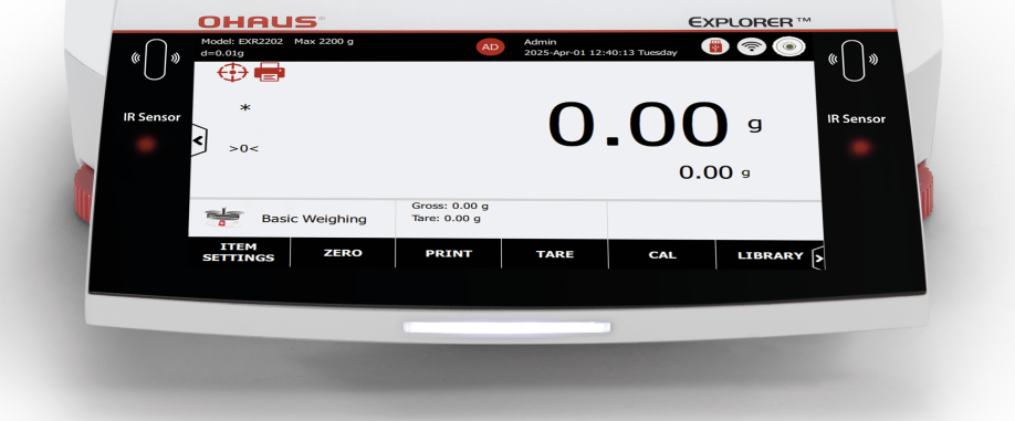 Ohaus EXR12202 Model Hassas Terazi, 12200 g Kapasite, 0,01 g Okunabilirlik