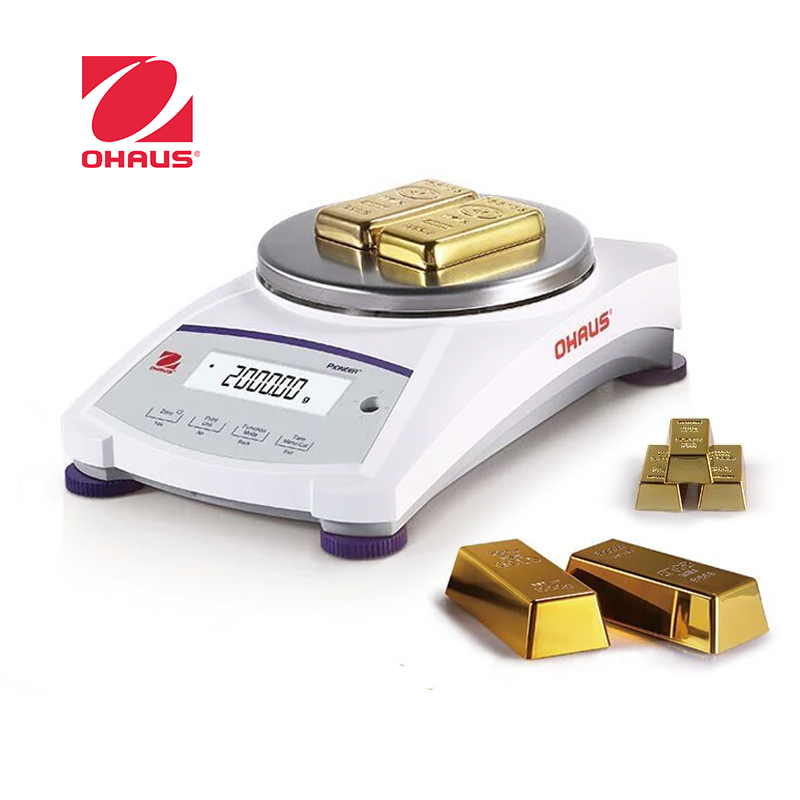 Ohaus Gold Serisi PJX6202 Model Hassas Terazi | 6200 g Kapasite | 0,01 g Hassasiyet | Laboratuvar ve Kalite Kontrol Tartımları İçin İdeal Çözüm