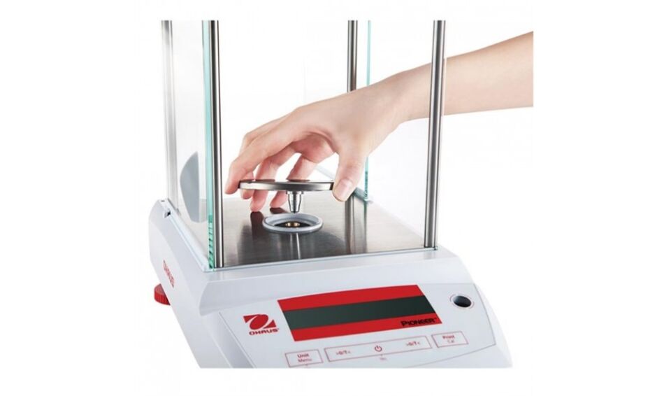 Ohaus PR423/E Model Analitik Hassas Terazi | 420 g Kapasiteli, 1 mg Hassasiyetli, Harici Kalibrasyonlu Laboratuvar Terazisi
