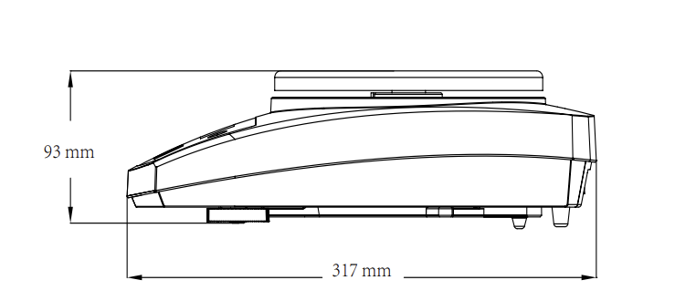 Ohaus PR4202/E Model Hassas Terazi | 4200 g Kapasiteli, 0,01 g Hassasiyetli, Harici Kalibrasyonlu Laboratuvar Terazisi